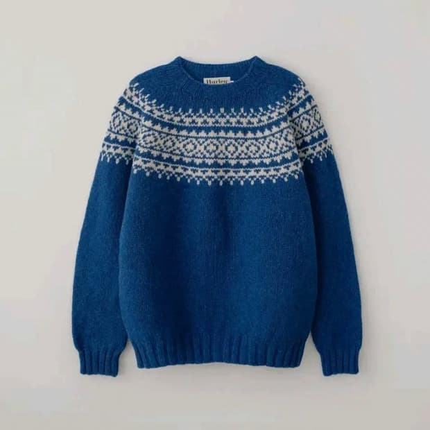 [XL] 할리오브스코틀랜드 블랭크룸 yoke 스웨터