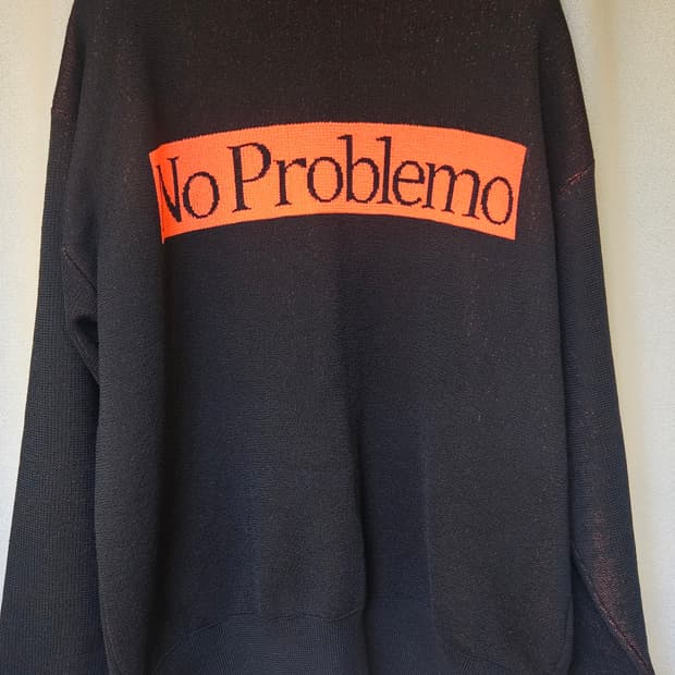 Aries No Problemo 블랙 니트 (XL)