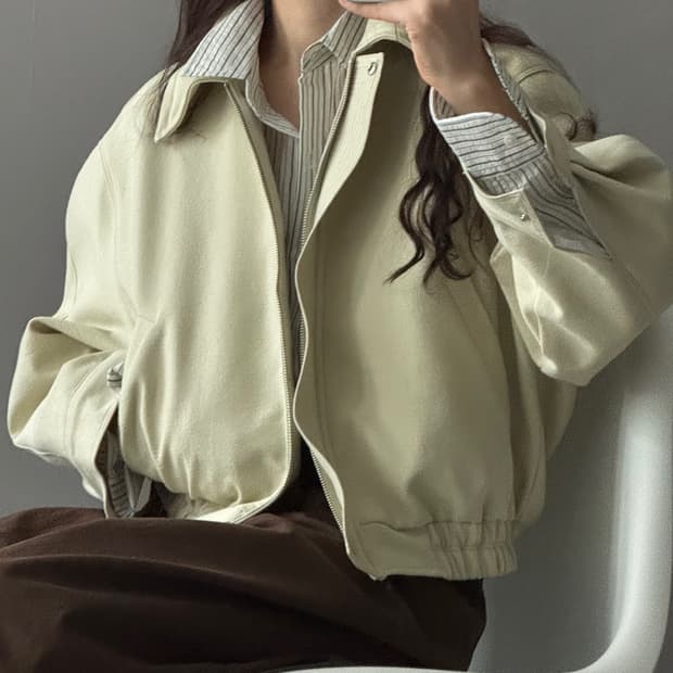 비애브 블루종(베이지)