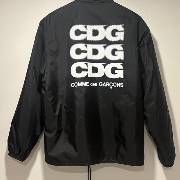 꼼데가르송 CDG 코치 퍼자켓 블랙 M