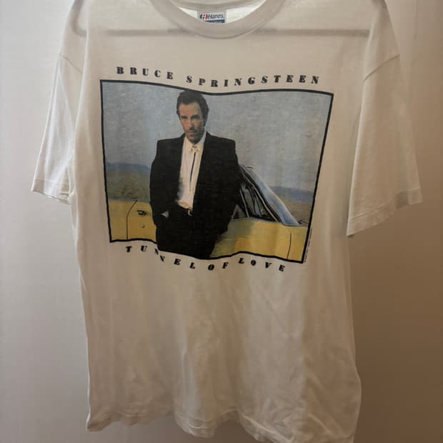 8~90s 브루스 스프링턴 록 티셔츠 XL