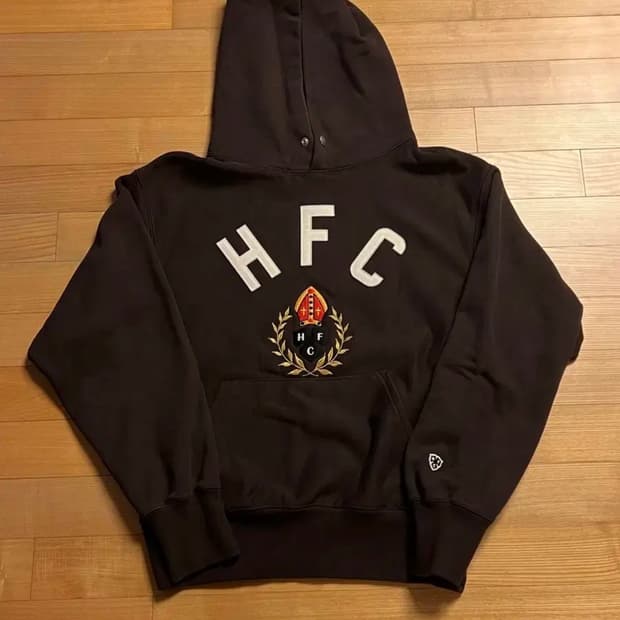 헤리티지 플로스 10주년 후드티 브라운 S