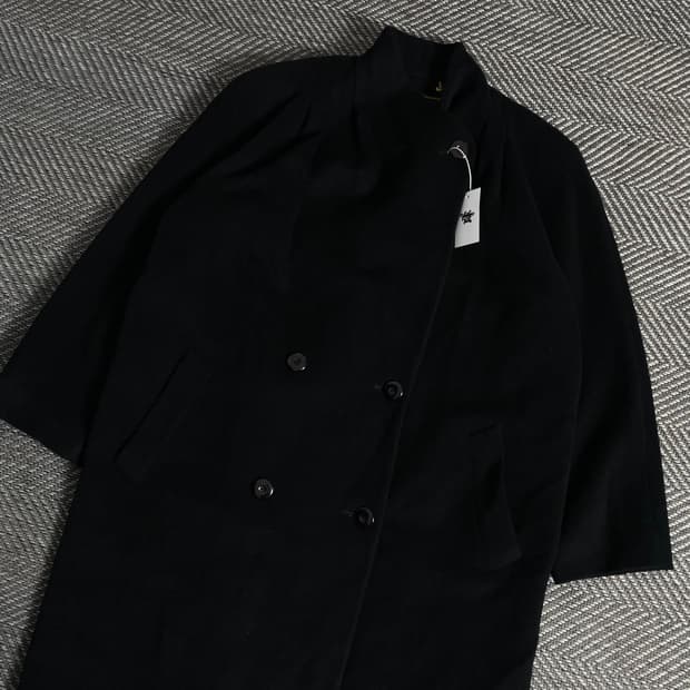 MADUSON 일본 빈티지 울 롱코트 블랙y 3636