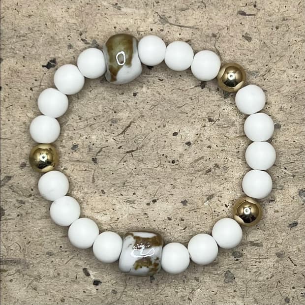 화이트 콤보 팔찌