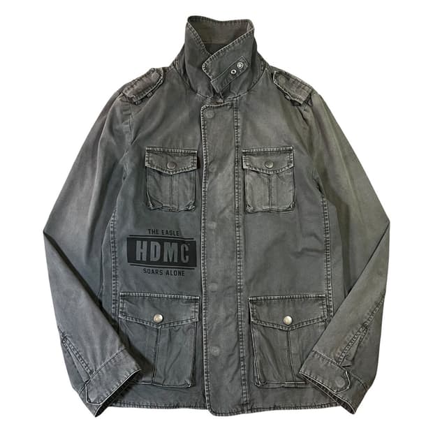 할리데이비슨 하이넥 워시드 필드자켓