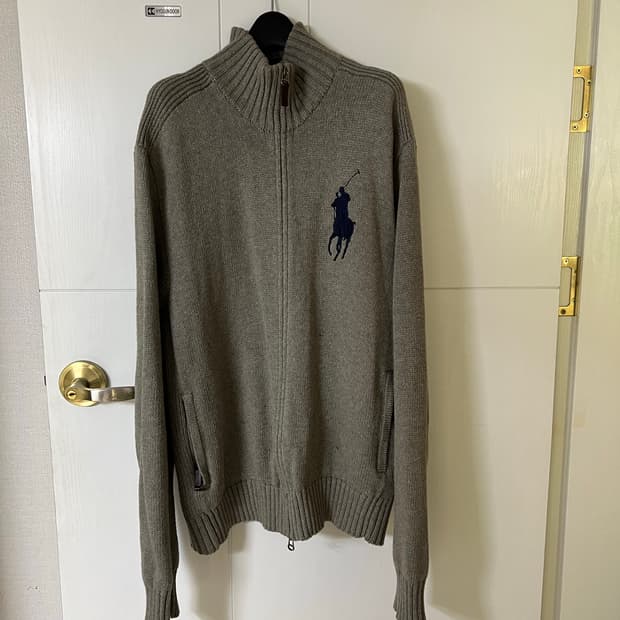 폴로 빅포니 면집업 XL