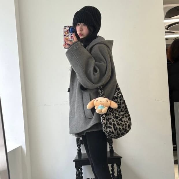 타입서비스 하프코트 그레이