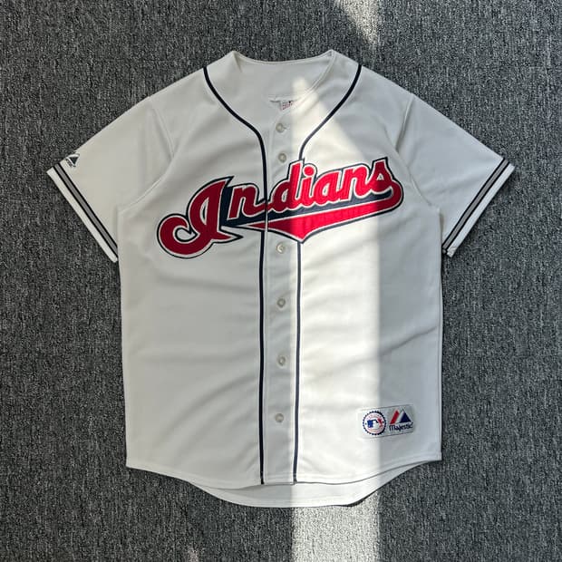 MLB 마제스틱 클리블랜드 인디언스 유니폼 져지
