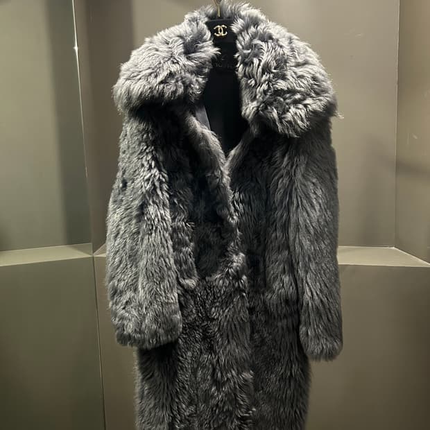 톰포드 시어링 퍼 무스탕 코트