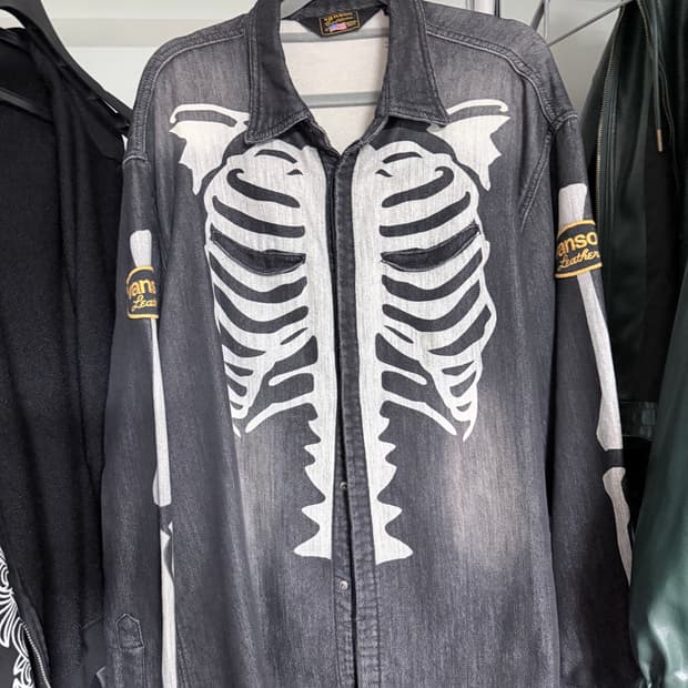 VANSON LEATHERS BONE SHIRTS XXL