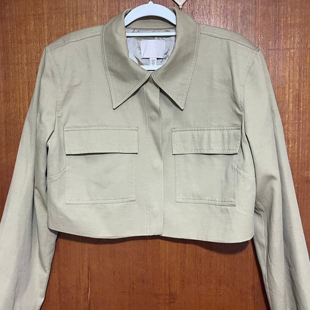 H&M 크롭 카고자켓