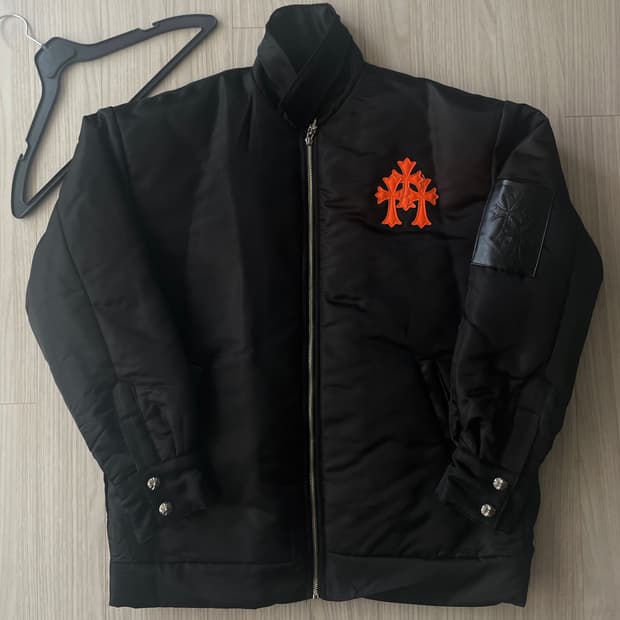 [새상품] 크롬하츠 트리플로고 나일론 푸퍼 패딩