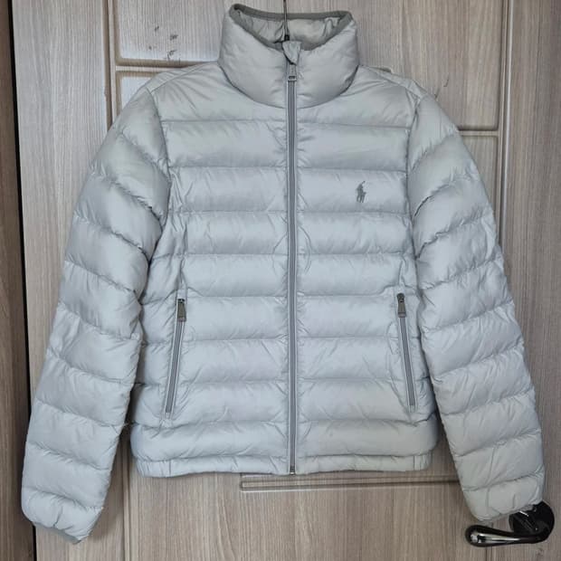 폴로랄프로렌 다운 패딩 숏패딩 경량패딩 그레이