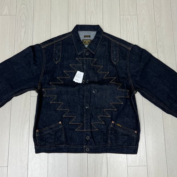 캐피탈 산토 도밍고 썬더버드 데님 자켓 인디고 46