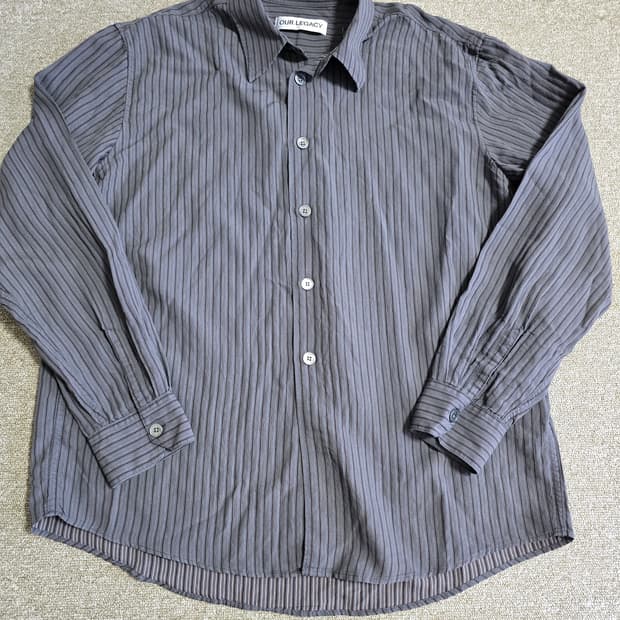 OUR LEGACY BEYOND 스트라이프 셔츠 48 아워레가시 새제품