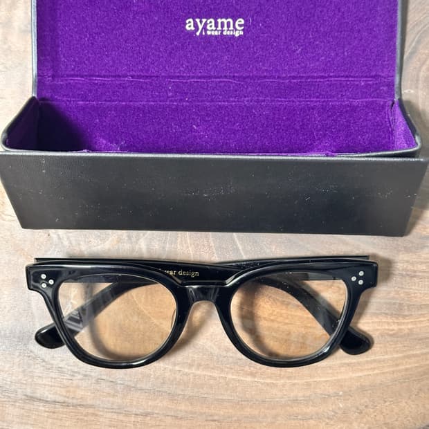 아야메 Newold II 뉴올드블랙 뿔테 안경