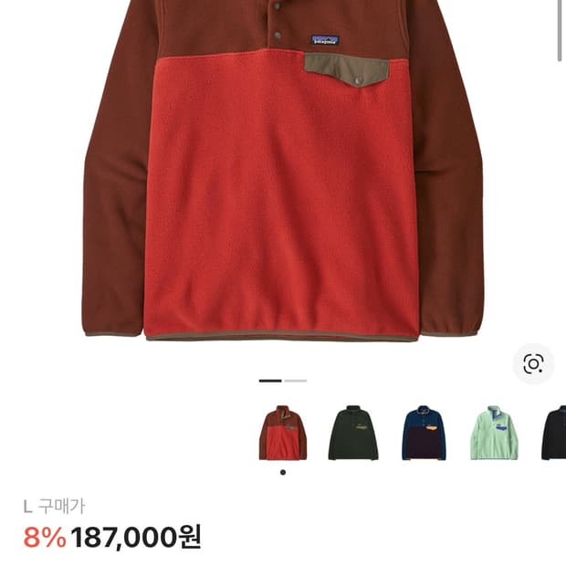 [L]파타고니아 신칠라 아마니타 레드