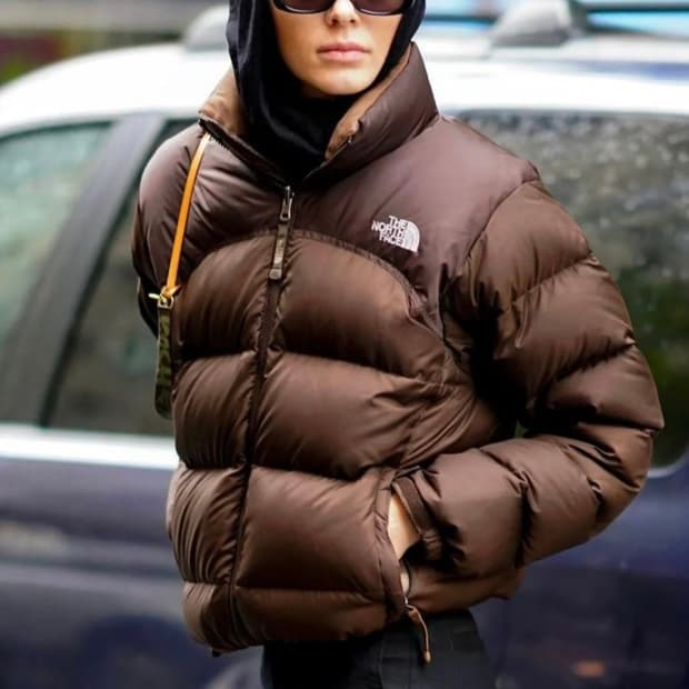 🤎켄달제너의 브라운 눕시 🤎 노스페이스 우먼 90