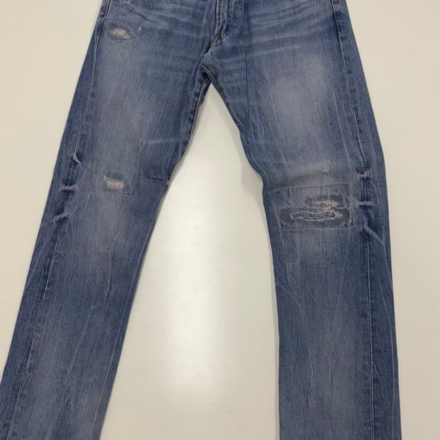 폴로 랄프 로렌 디스트레스드 데님 팬츠