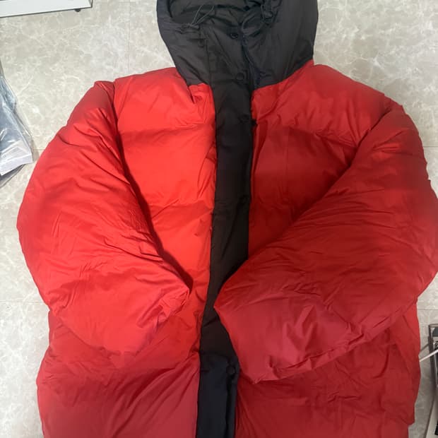 2XL 유니클로 마르니 패딩 오렌지