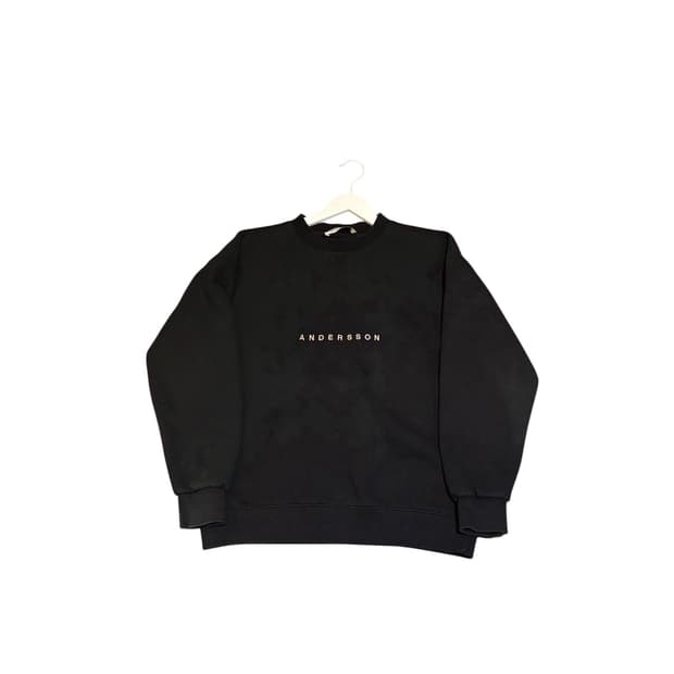 앤더슨벨 맨투맨 블랙 S