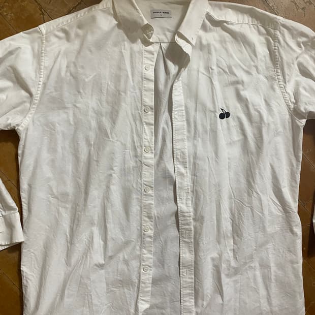 ANOBILIR KIRSH 화이트 옥스포드 셔츠 M (105)