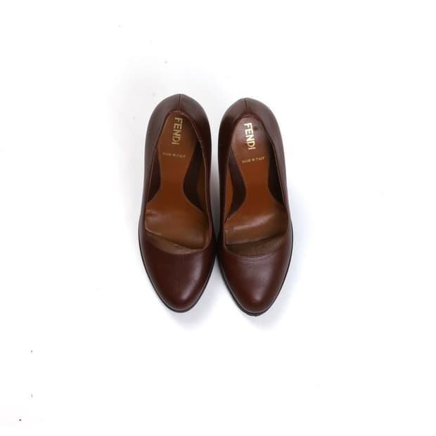펜디 Fendi Leather Pumps Heel