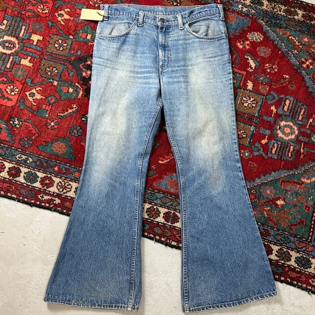 80's USA Made 빈티지 리바이스 684 벨바텀 부츠컷 데님