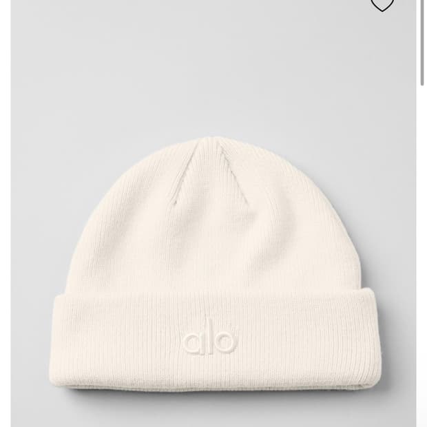 alo yoga 알로 요가 비니 아이보리