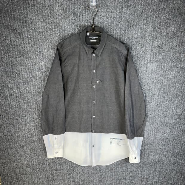 돌체앤가바나 잉크다잉 블럭셔츠