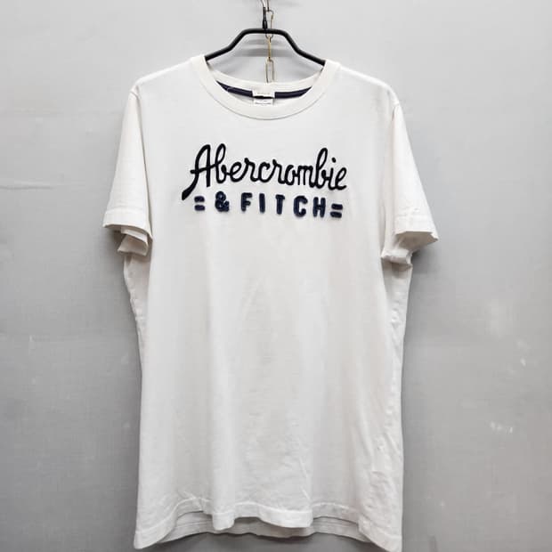아베크롬비 Y2K 로고 반팔티 L(M~L) 남여공용