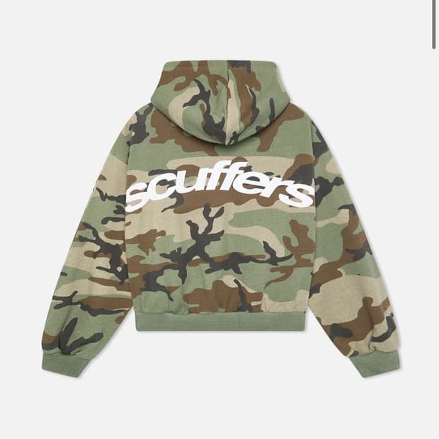 Scuffers 카모 후드집업