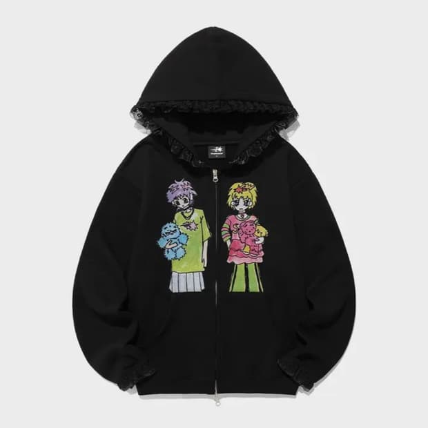 나이스고스트클럽soulpussycatghostsoulgirl 후드집업