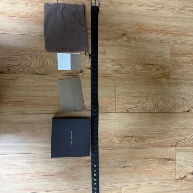 (풀박스)남성용 보테가베네타 벨트 90cm