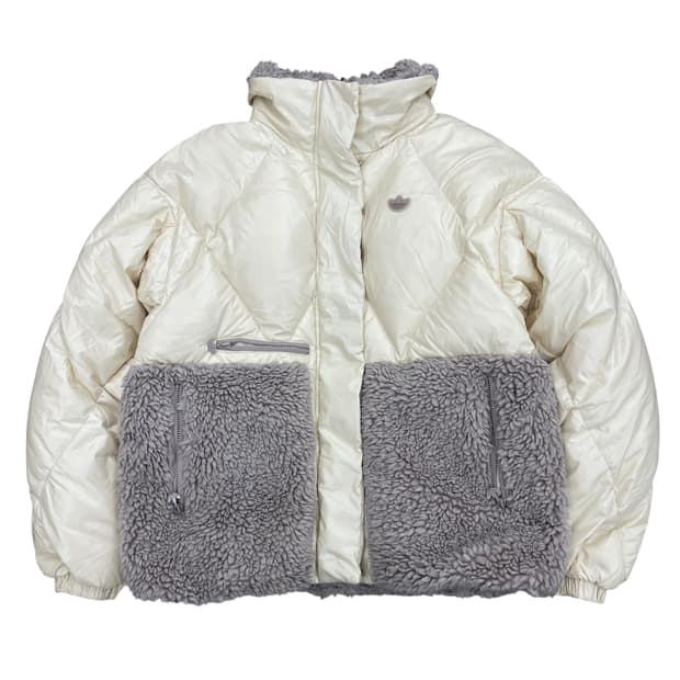 아디다스 여성 패딩 아이보리