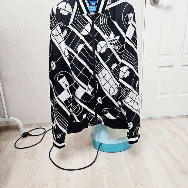 (105~110)2XL☆초희귀☆ 아디다스 파이어버드[흰검]패턴 트랙탑져지