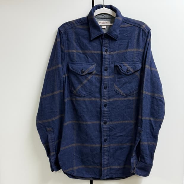 (jcrew) 제이크루 라인 wallace & barnes 체크셔츠 xs