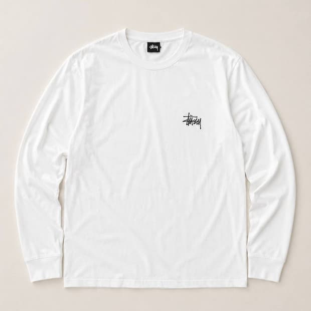 Stussy 스투시 화이트 롱 슬리브