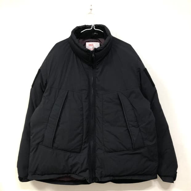 스웰맙 남성 700필 빵빵한 택티컬 오버핏 구스다운 숏패딩 _ 블랙