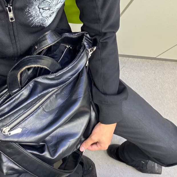 JPG Leather cross bag