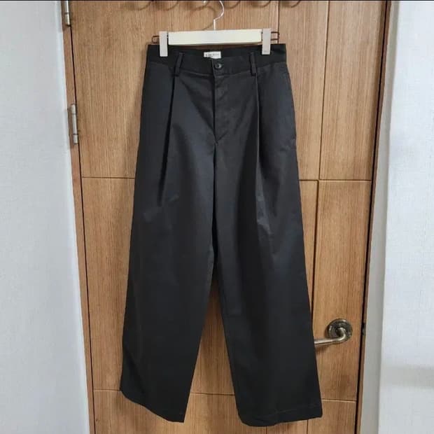 (0)블랭크룸 원턱 와이드 치노 팬츠
