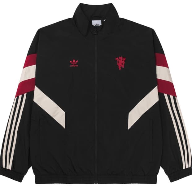 [정품 L] 아디다스 맨체스터 유나이티드 오리지널스 트랙탑 블랙 레드