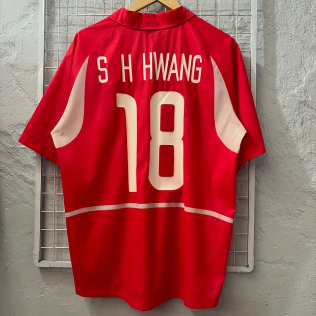 나이키 2002년 월드컵 황선홍 마킹 유니폼 져지 L 