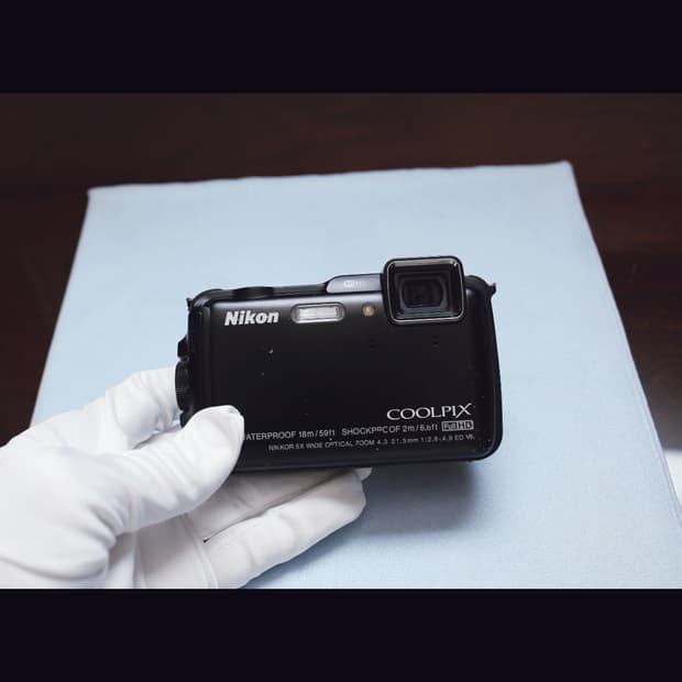 <레어><한글>니콘 쿨픽스 aw120 (aw100) 블랙 빈티지 디카