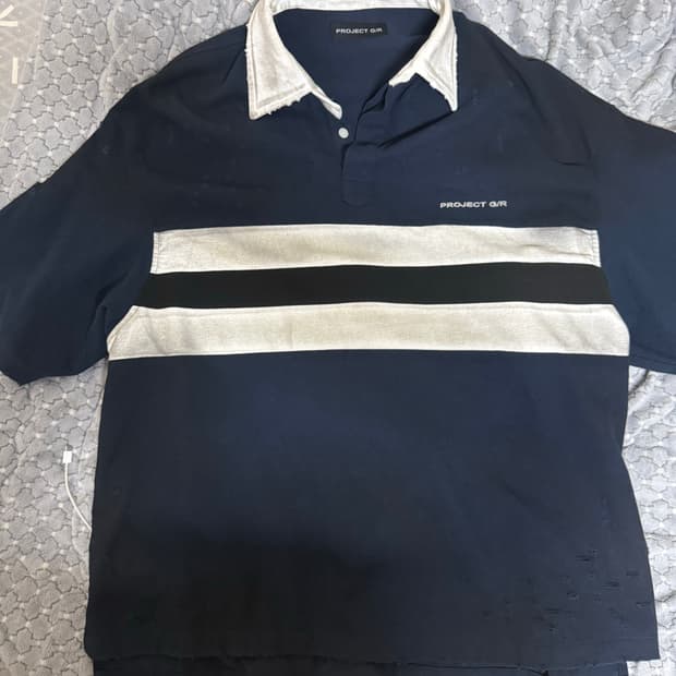 프로젝트gr 폴로 셔츠 네이비 1size