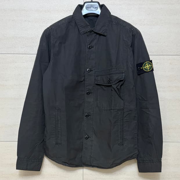 스톤아일랜드 가먼트 다이드 오버셔츠