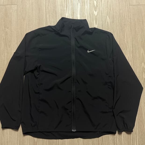 나이키 바람막이 윈드 러너 집업 자켓 블랙