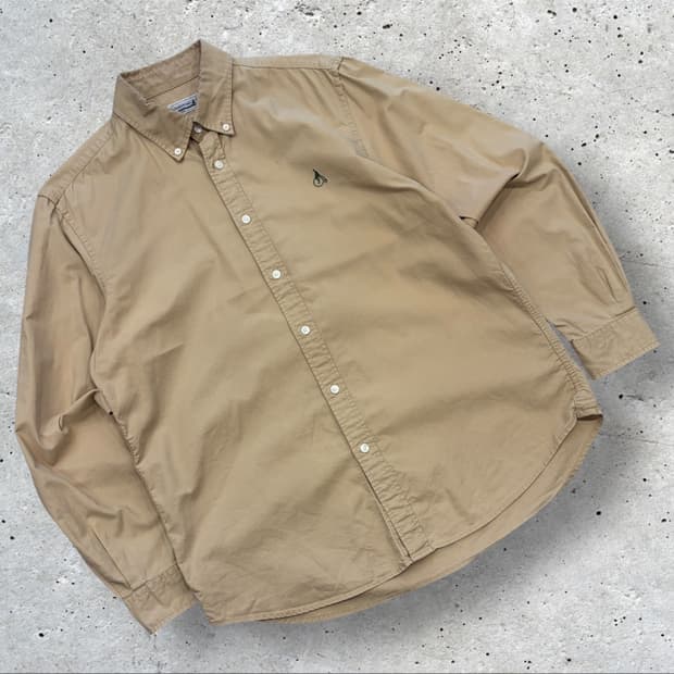 [L] 빈폴 에센셜 오리지널 베이지색 남방 셔츠 C860