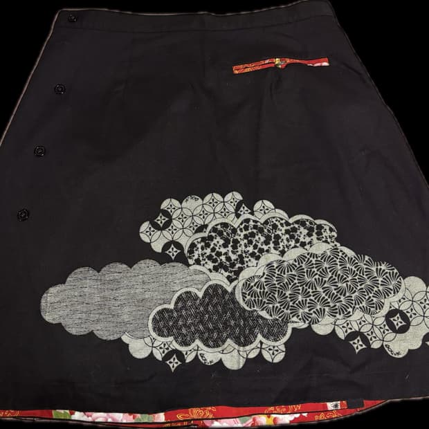 오리엔탈 랩스커트