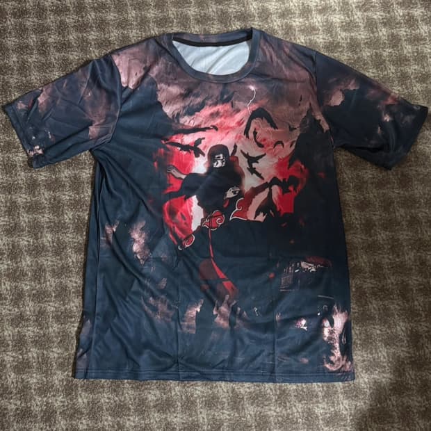 나루토 이타치 반팔 티셔츠